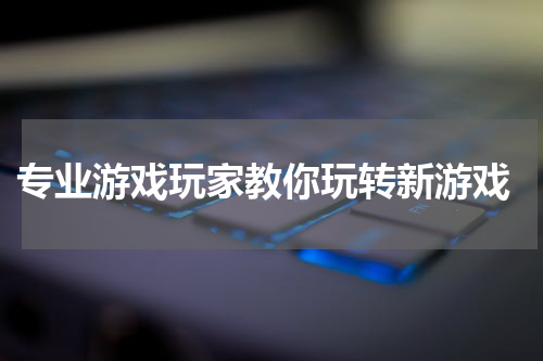  专业游戏玩家教你玩转新游戏