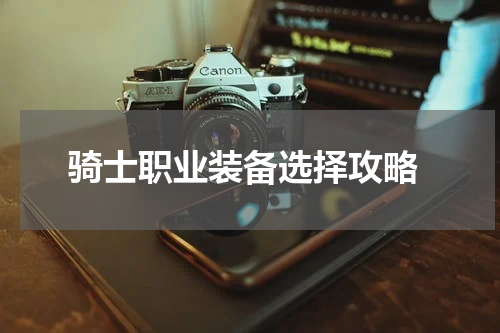  骑士职业装备选择攻略