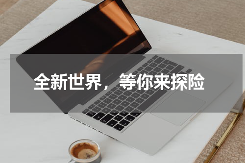  全新世界，等你来探险