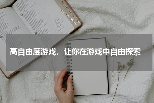  高自由度游戏，让你在游戏中自由探索