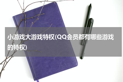 小游戏大游戏特权(QQ会员都有哪些游戏的特权)
