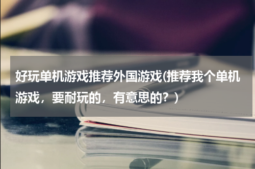 好玩单机游戏推荐外国游戏(推荐我个单机游戏，要耐玩的，有意思的？)