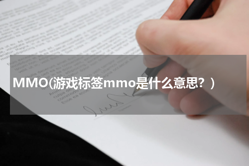 MMO(游戏标签mmo是什么意思？)