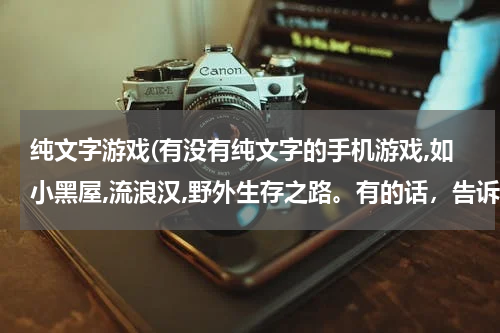 纯文字游戏(有没有纯文字的手机游戏,如小黑屋,流浪汉,野外生存之路。有的话，告诉我，非常感谢。)