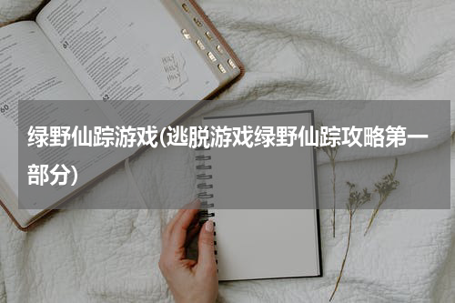 绿野仙踪游戏(逃脱游戏绿野仙踪攻略第一部分)