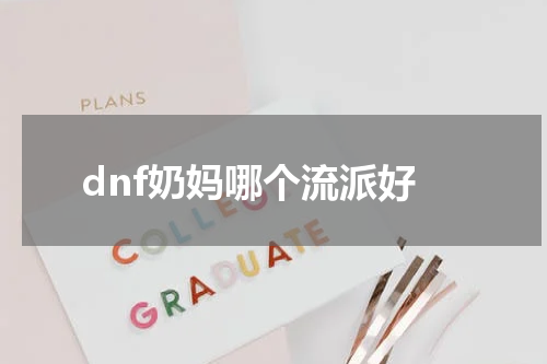 dnf奶妈哪个流派好