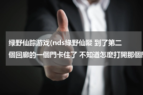 绿野仙踪游戏(nds綠野仙蹤 到了第二個回廊的一個門卡住了 不知道怎麼打開那個門！)