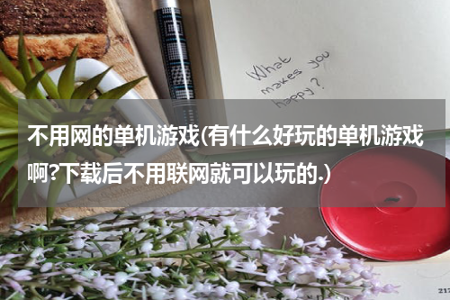 不用网的单机游戏(有什么好玩的单机游戏啊?下载后不用联网就可以玩的.)