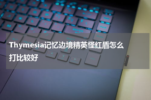 Thymesia记忆边境精英怪红盾怎么打比较好
