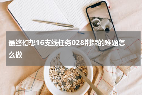 最终幻想16支线任务028荆棘的难题怎么做