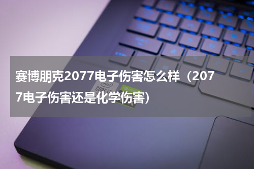 赛博朋克2077电子伤害怎么样（2077电子伤害还是化学伤害）