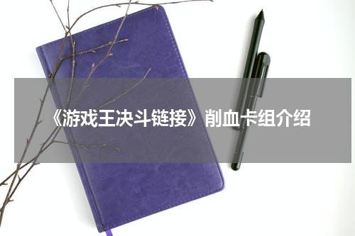《游戏王决斗链接》削血卡组介绍